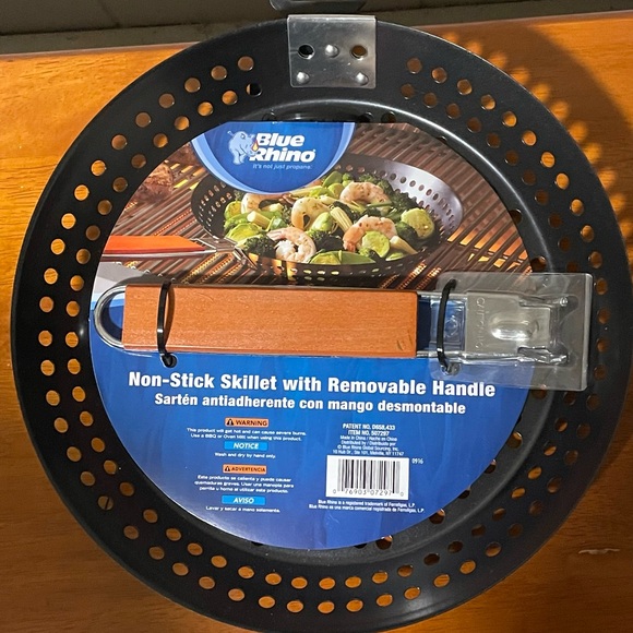 🆕 Blue Rhino Non Stick 12” Skillet Basket with Removable Handle. Model #507297 - Picture 4 of 7